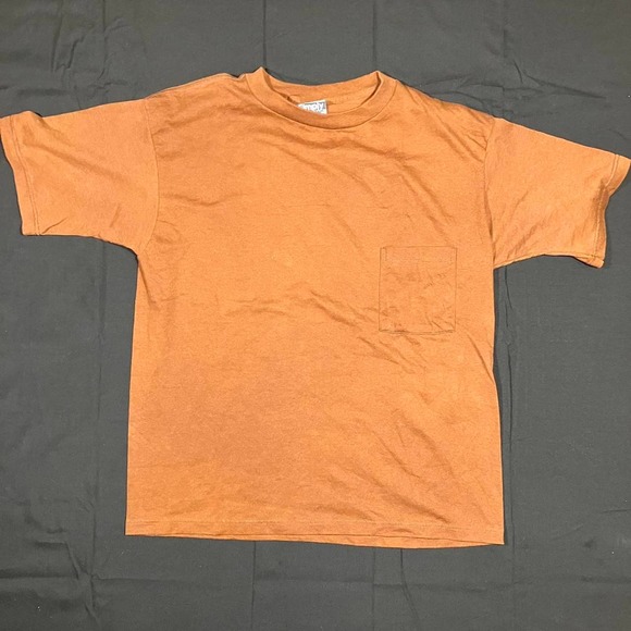 Simply Basic Other - Vintage 90 Earth Tone Brown Blank‎ Pocket Tee